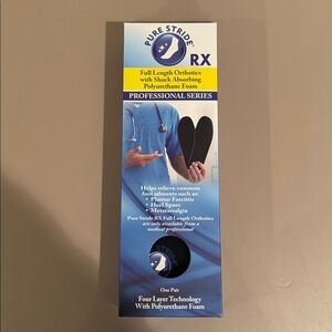 Pure Stride RX Full Length Orthotics with Shock Absorbing Foam